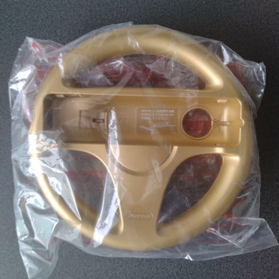 送料無料 任天堂 Wii ゴールデンハンドル 非売品 マリオカートソフト説明書付 — image 3