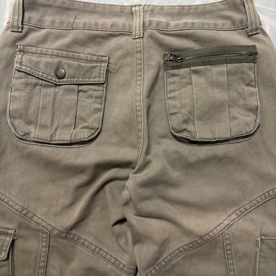 古着 y2k 平成 ギャル グランジ カーゴパンツ ワークパンツ フレア — image 4