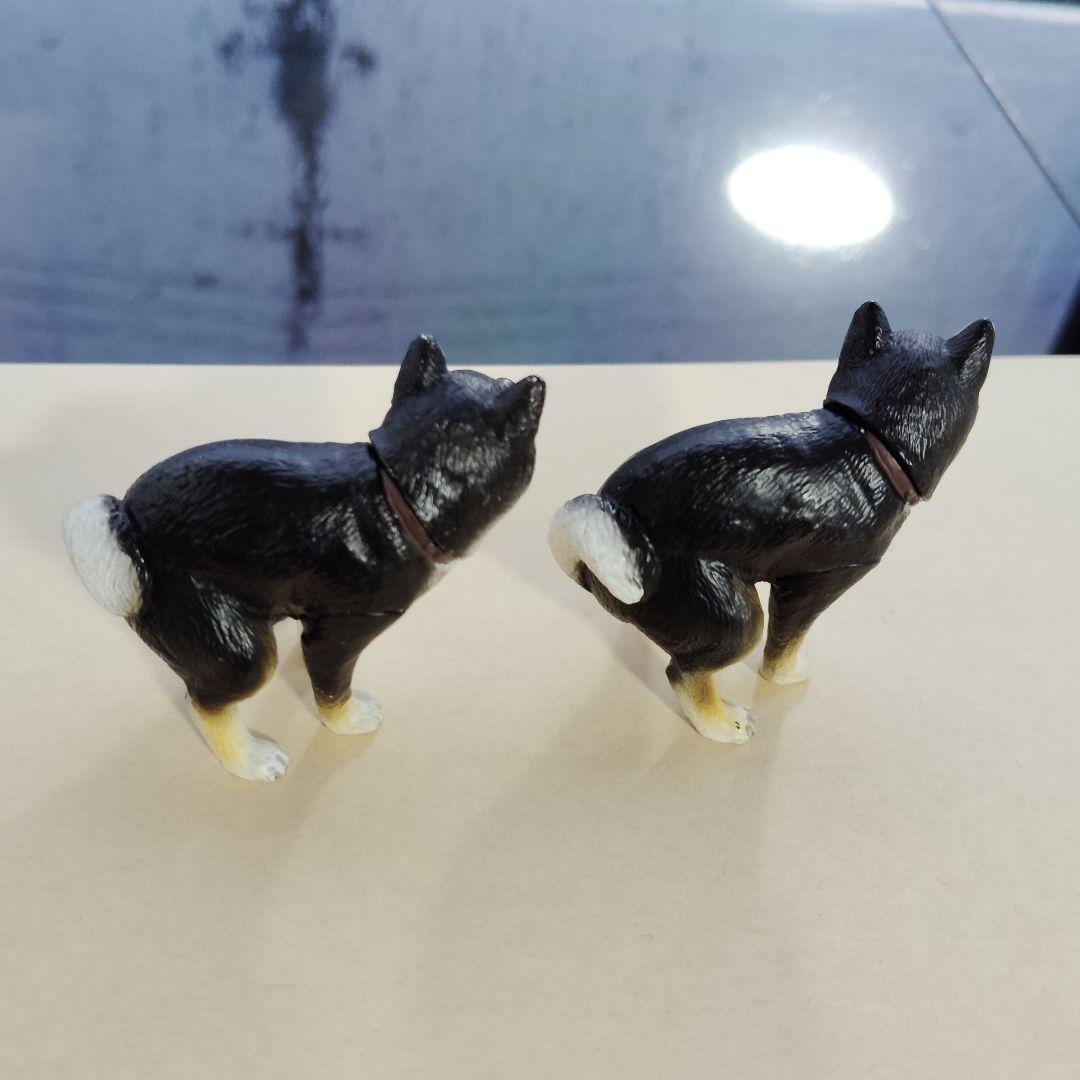 ふんばりーぬ 黒柴 フィギュア 2体セット カプセルトイ — image 2