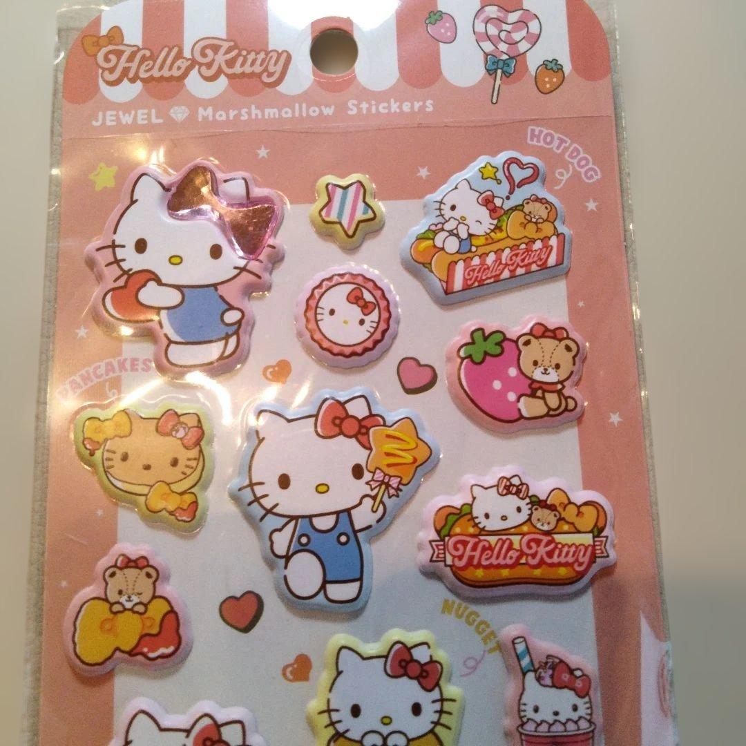 サンリオ　ジュエルマシュマロステッカーズ　キティちゃん　1枚　【国内正規品】 — image 2