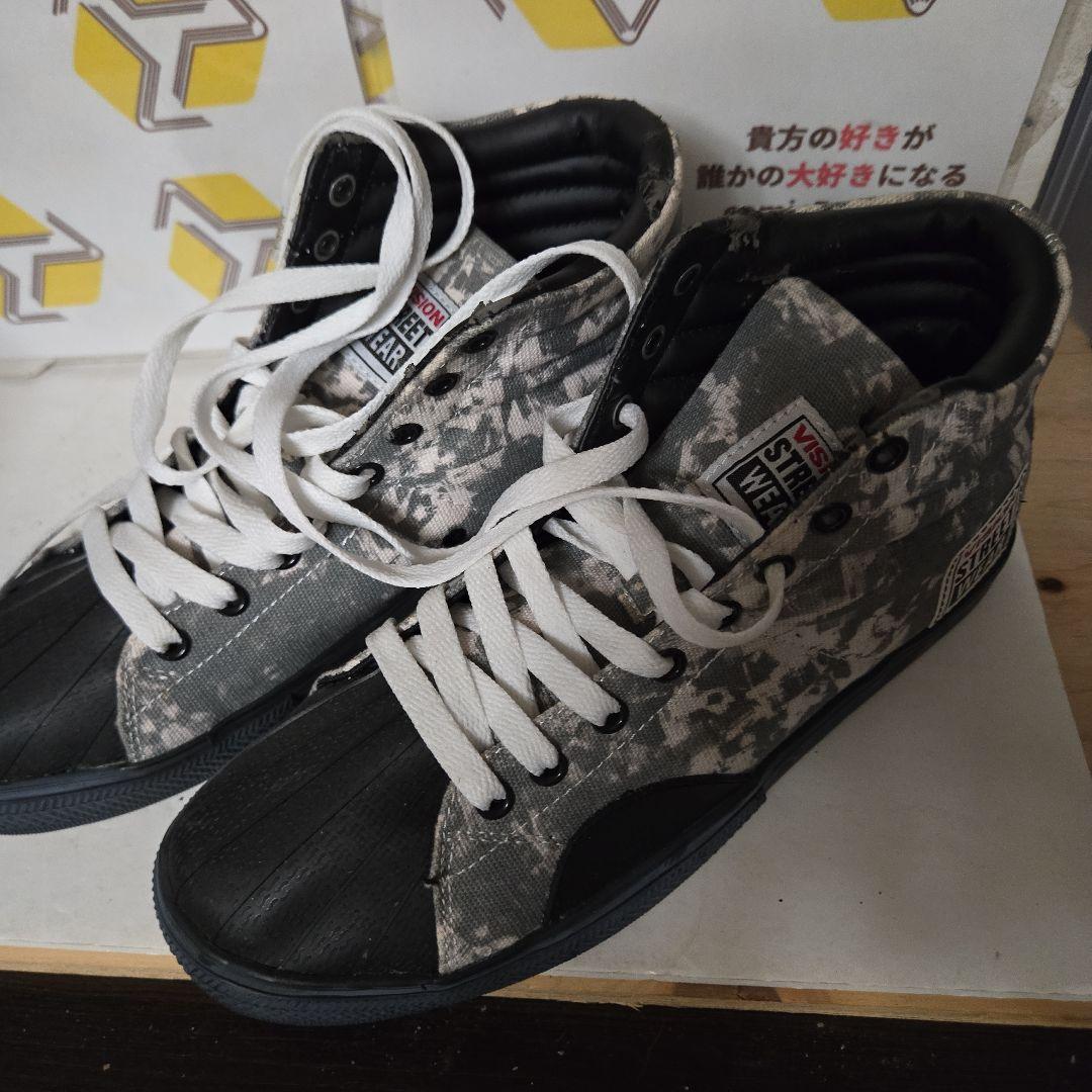 VISION STREET WEAR ハイカットスニーカー 迷彩柄 — image 2