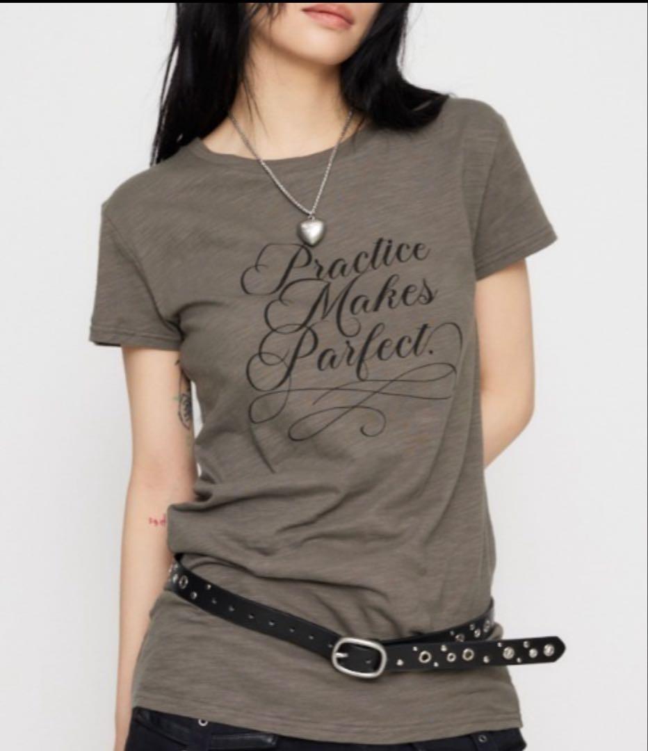 laguagem MESSAGE SLAB チャコールグレー　Tシャツ — image 2