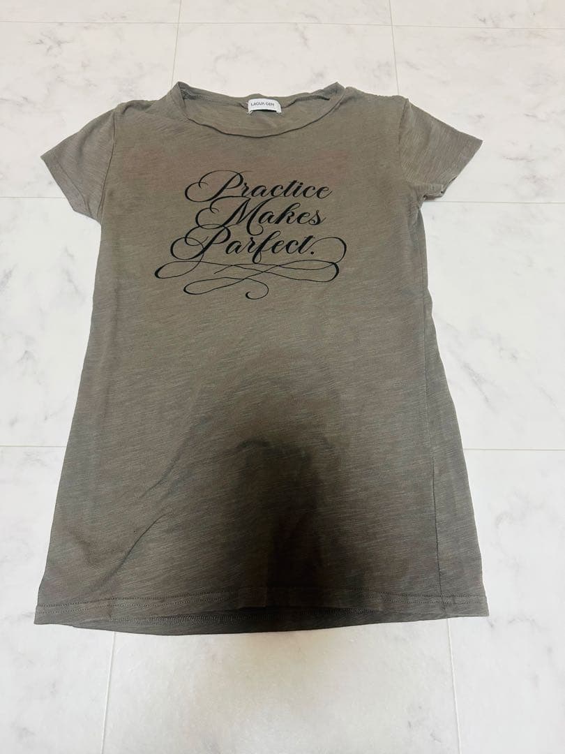 laguagem MESSAGE SLAB チャコールグレー　Tシャツ — image 3