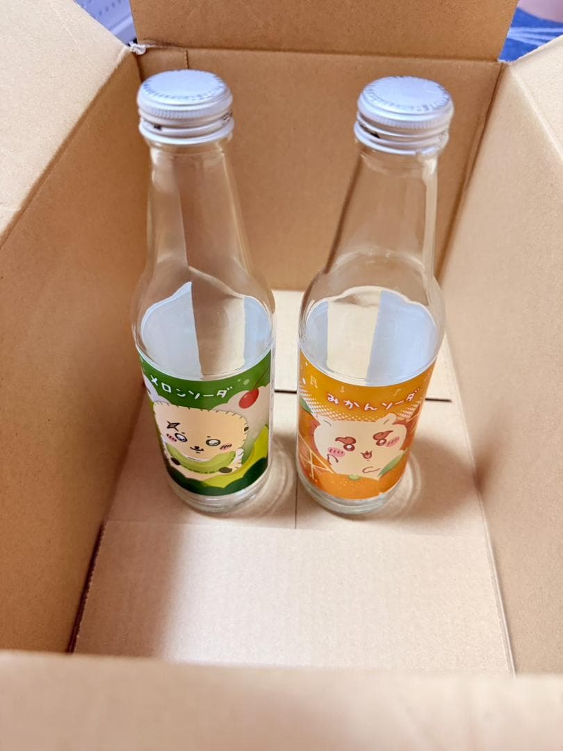 ちいかわラーメン豚【ラッコ・シーサー】ソーダ空き瓶 — image 2