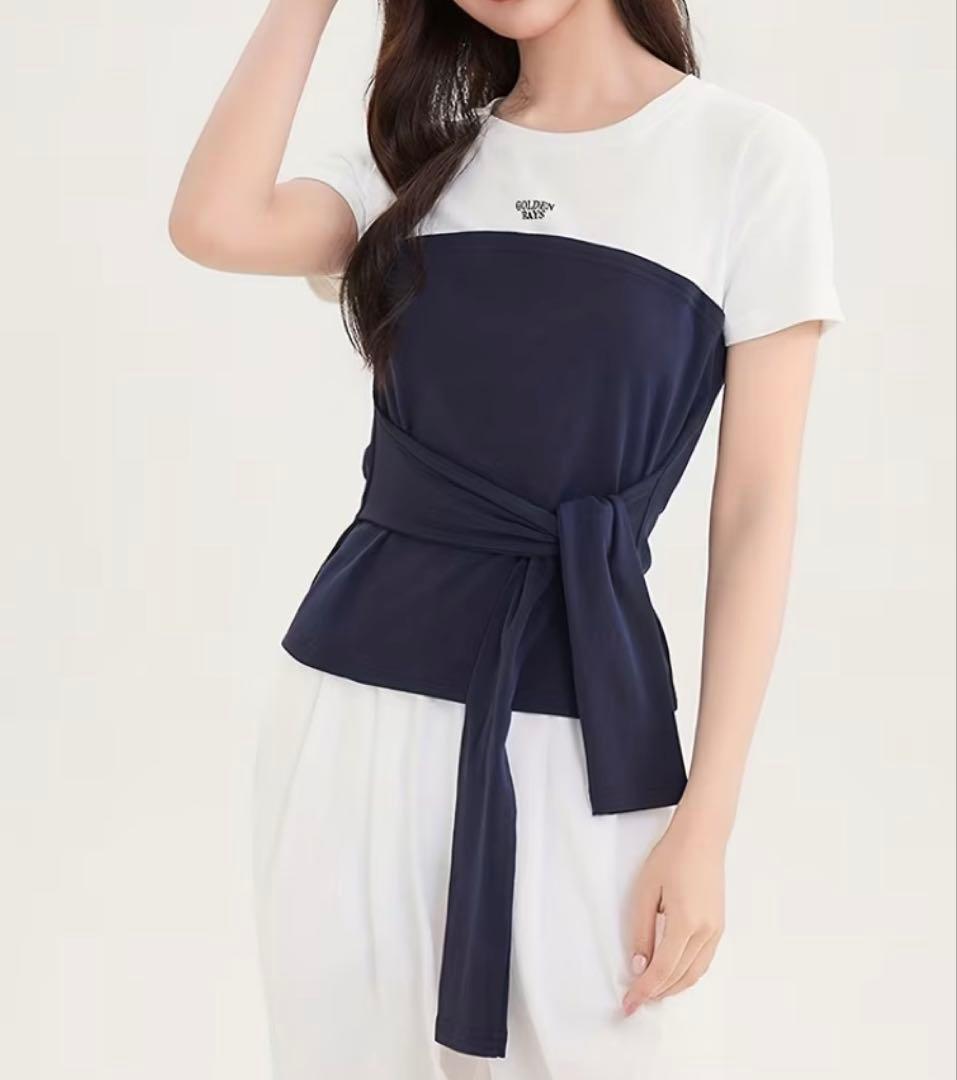 値下げしました！リボン付きTシャツ — image 2