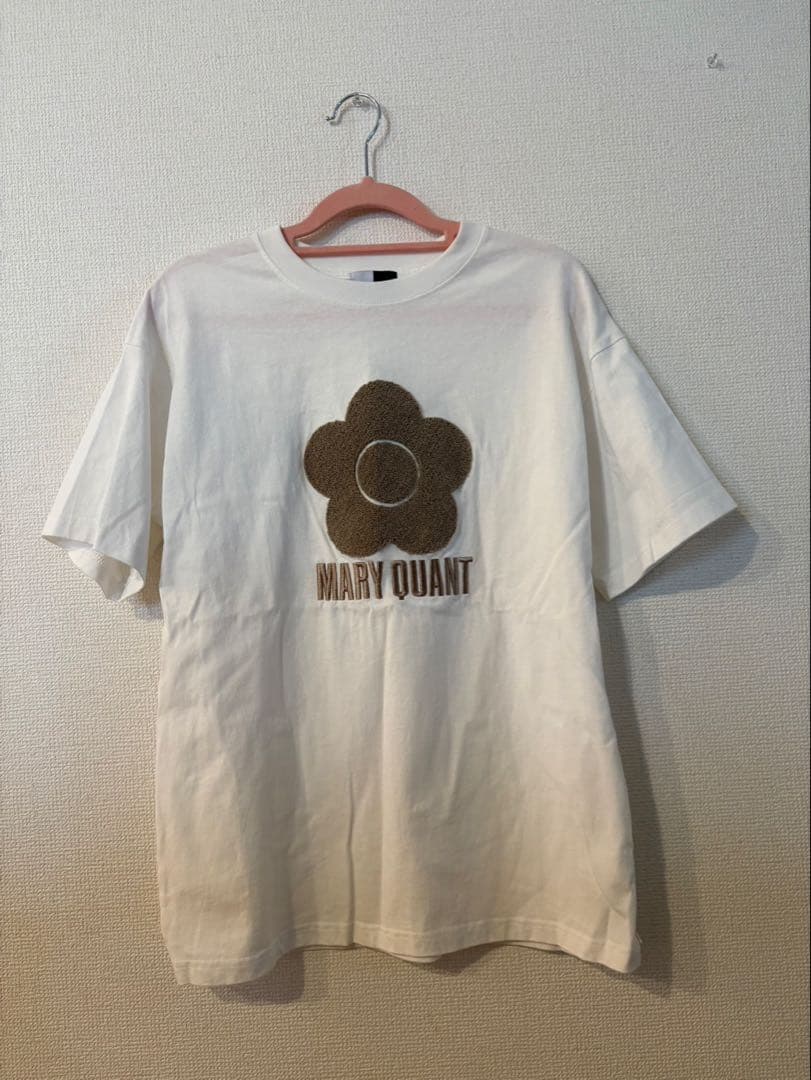 MARY QUANT × PUBLUXマリークワント相良刺繍 TシャツベージュM — image 2