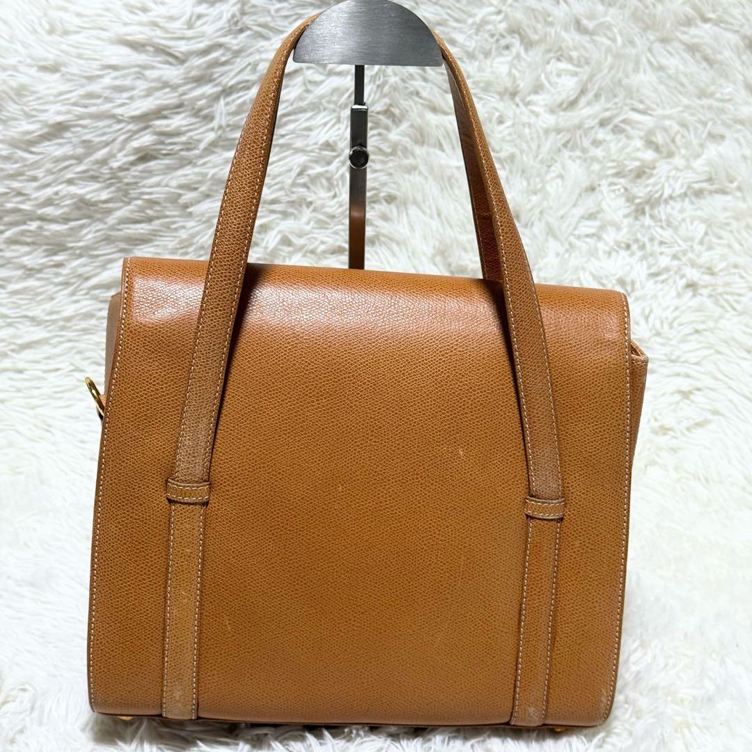 MORABITO モラビト ハンドバッグ レザー ブラウン ゴールド金具 — image 2