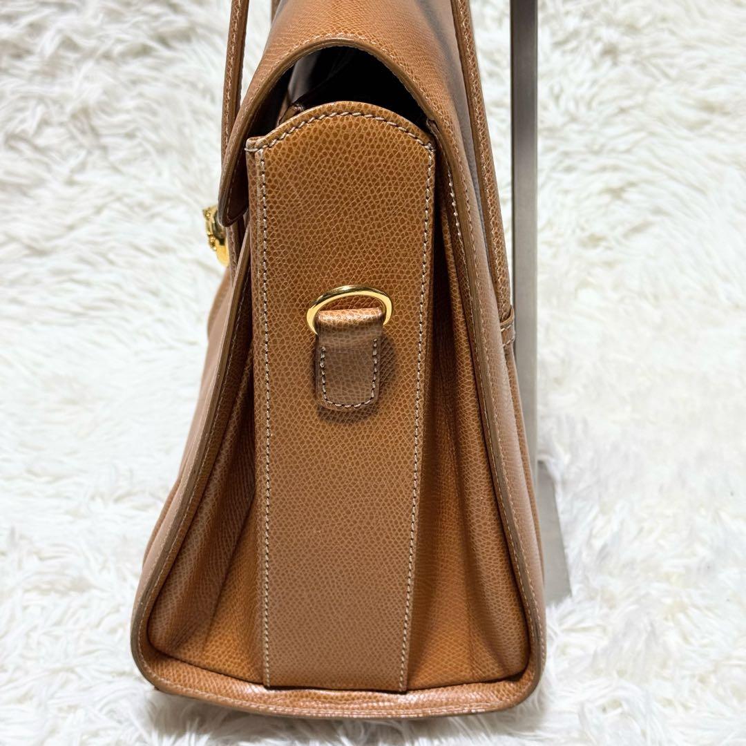MORABITO モラビト ハンドバッグ レザー ブラウン ゴールド金具 — image 4