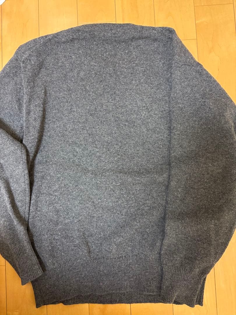 CHEMISE LACOSTE クルーネック ニット セーター グレー — image 2