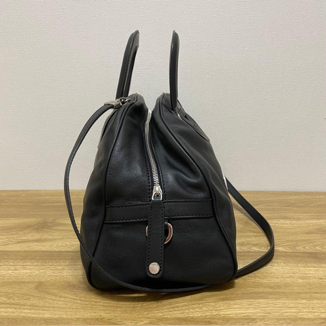 《美品》TOD’S （トッズ）レザー ハンドバッグ ブラック 黒 — image 4