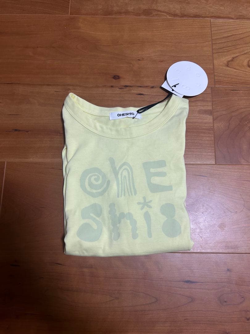 OHESHIO ART LOGO Tシャツ lemon イエロー — image 3