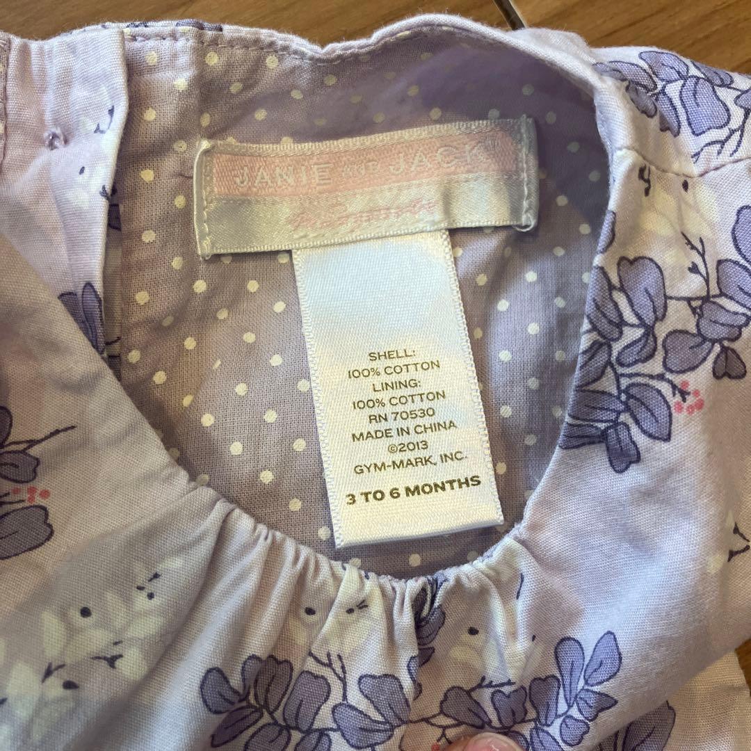 JANIE AND JACK花柄ロンパース 3〜6ヶ月用 — image 2