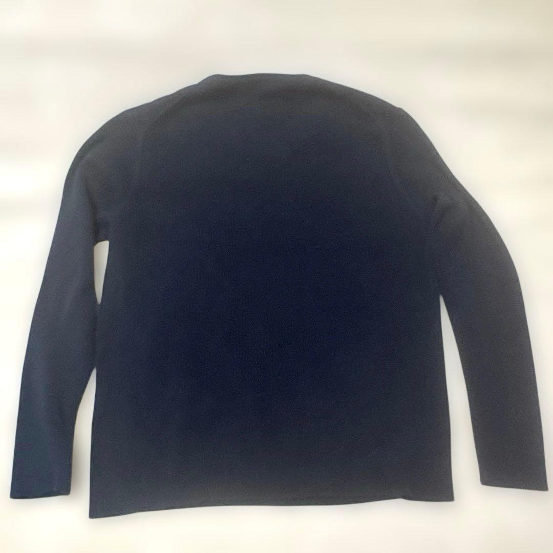 DKNY ネイビー ロゴ入りセーター XXL — image 3