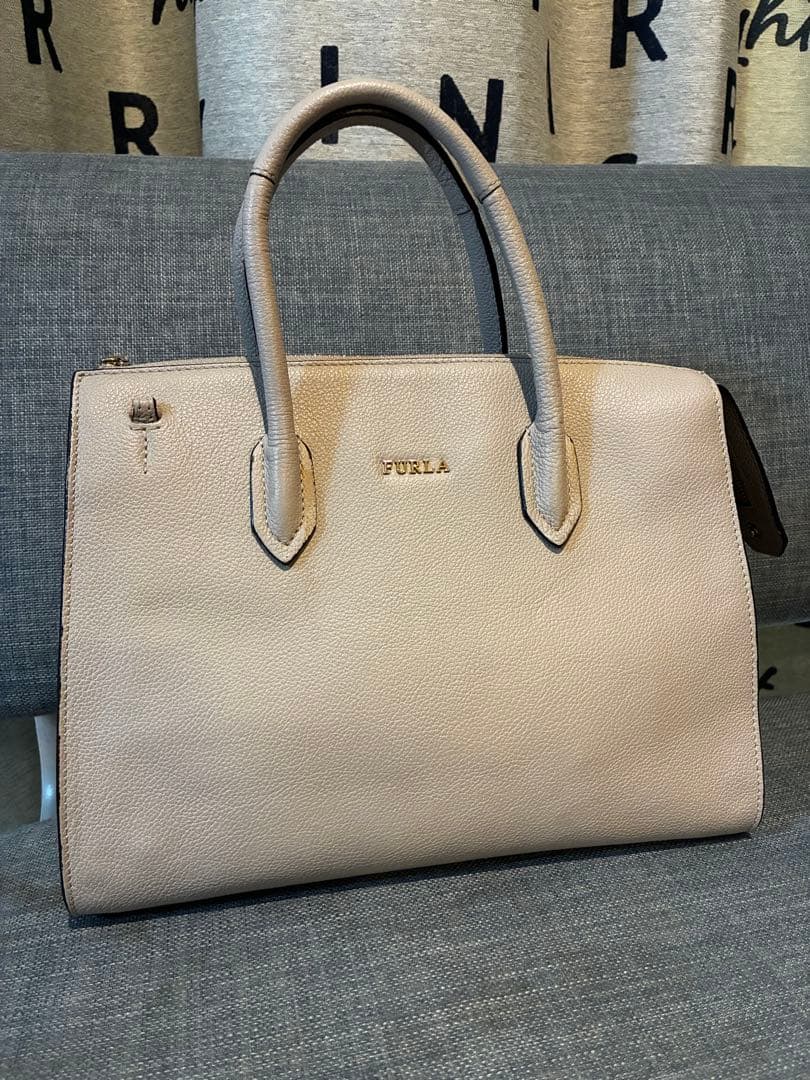 FURLA ハンドバッグ ベージュ レザー　フルラ — image 5