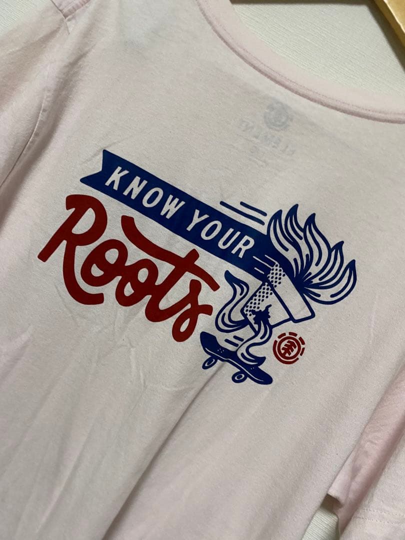Element Tシャツ Know Your Roots ピンク — image 4