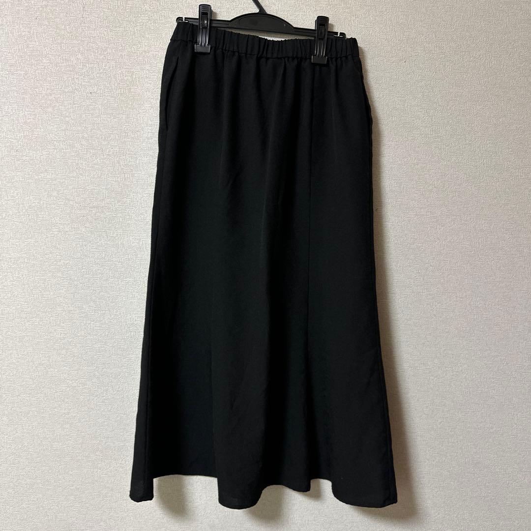 美品　niko and... イージーマーメイドスカート　ブラック　L — image 4