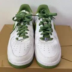 NIKE AIR FORCE 1 LOW ホワイト グリーン 26.5cm — image 1