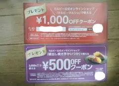 カルビー 株主優待 割引券 — image 1