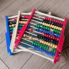 100玉そろばん 知育　モンテッソーリ　木　知育玩具 　モンテ　算数　そろばん — image 1