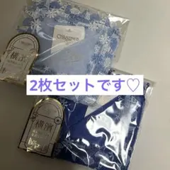 2枚セット♡ 近沢レース元町本店　横浜元町本店限定　タオルハンカチ　マリーン — image 1