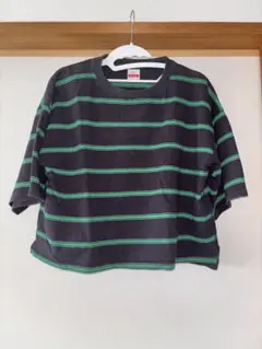 niko and... COLORマイスターTシャツ　チャコールボーダー — image 1