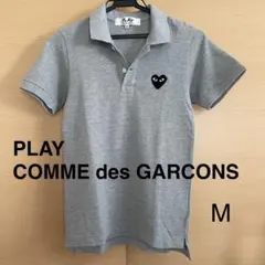 PLAY COMME des GARCONS ギャルソン ポロシャツ グレー M — image 1
