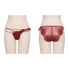 RAVIJOUR シャイニングドリームエンブレースショーツ ボルドー S — image 1