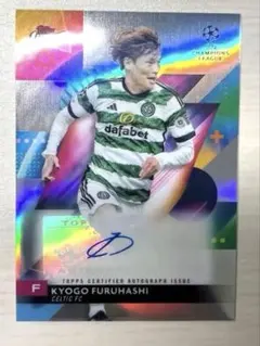 Topps Finest 古橋亨梧 直筆サインカード — image 1