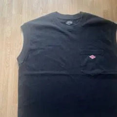 DANTON ブラック ノースリーブ Tシャツ ダントン — image 1