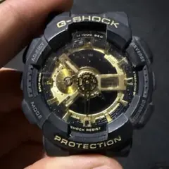CASIO G-SHOCK 本体 ブラック ゴールド — image 1