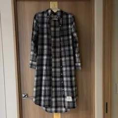 THOM BROWNE チェック柄 ロングシャツ — image 1