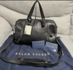 美品 RalphLauren 2WAY ミニボストン ギャランティ 保存袋付 — image 1