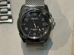 SEIKO ブライツ SAGZ017 チタン ソーラー電波時計 メッシュベルト付 — image 1