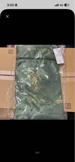 Maison de FLEUR グーフィー キャリーオンバッグ　カーキグリーン — image 1