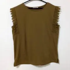 chocol raffine レース付きノースリーブブラウントップス — image 1