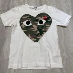 PLAY COMME des GARCONS カモフラハート Tシャツ M — image 1