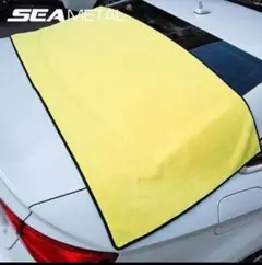 SEAMETAL 両面厚手 吸水洗車タオル 100cm x 50cm 新品未使用 — image 1