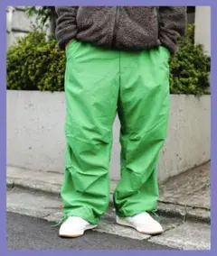 ☆BROKEN BASE☆超美品♪イージーワイドナイロンパラシュートパンツ M — image 1
