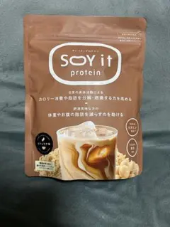 【新品未開封】SOY it protein カフェラテ味 1袋 150グラム — image 1