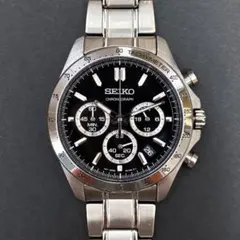 SEIKO SBTR013 クロノグラフ 8T63 黒文字盤 美品 — image 1