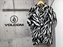 ボルコム A0422301 半袖 レーヨンシャツ M アニマル アロハシャツ — image 1