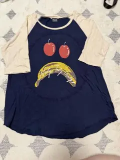RNA オーバーサイズ ロング ラグランTシャツ　チェリー — image 1