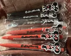 Cubic Mouth キャラクター プレートシャープペン 6本 赤 黒 — image 1