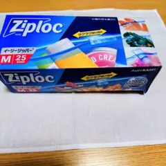Ziploc ジップロック イージージッパー Mサイズ 25枚入 スライド式 — image 1