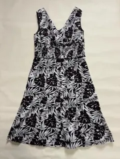 O955★新品 未使用22 OCTOBREワンピース ボタニカル柄 40 高島屋 — image 1