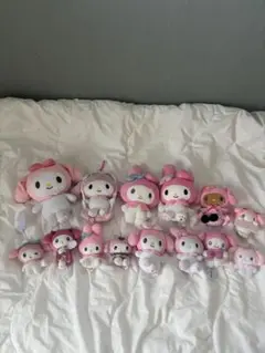 マイメロディ ぬいぐるみキーホルダー 大量セット スクバぬいぐるみセット — image 1