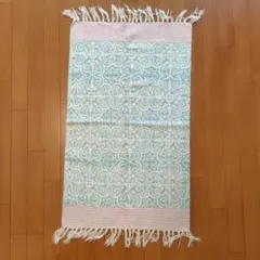 WINDY HILL リバーシブル ラグマット フリンジ付き — image 1
