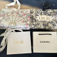 DIOR CHANEL ショップ袋 4枚セット — image 1