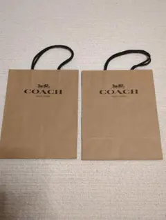COACH ショップ袋 2枚セット — image 1