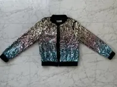 H&M マルチカラースパンコールジャケット　135cm — image 1